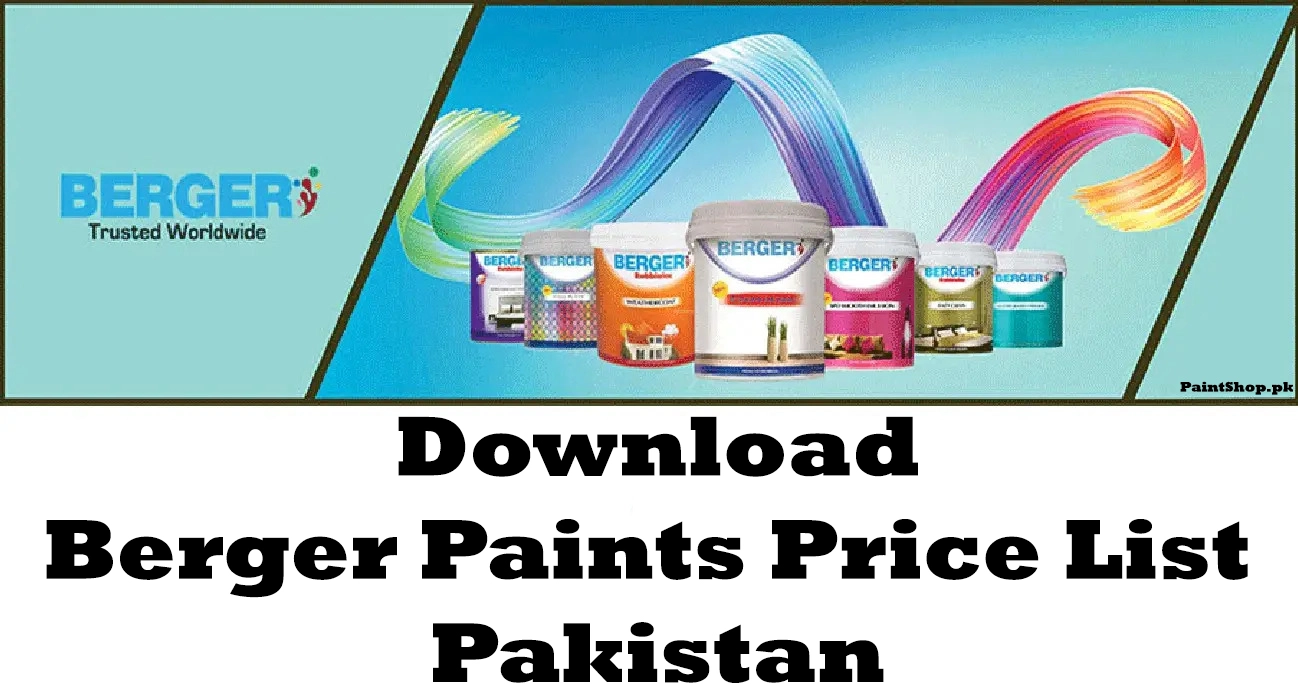 Berger Paints Price List Pakistan 2025
