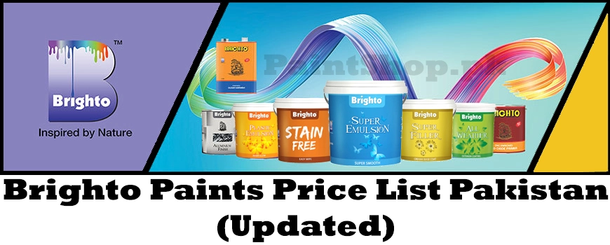 Brighto Paints Price List Pakistan 2025
