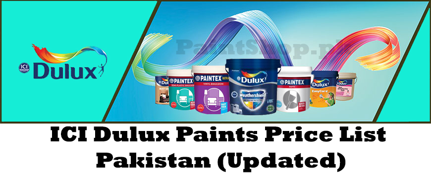 ICI Dulux Paints Price List Pakistan 2025